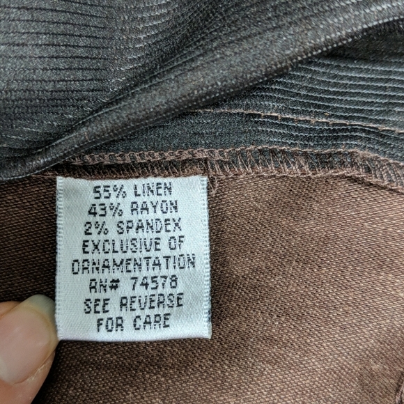 Cache Brown Linen Lightweight Fall Jacket Gold Accents XS Quiet Luxury Rich NWT - Picture 14 of 16